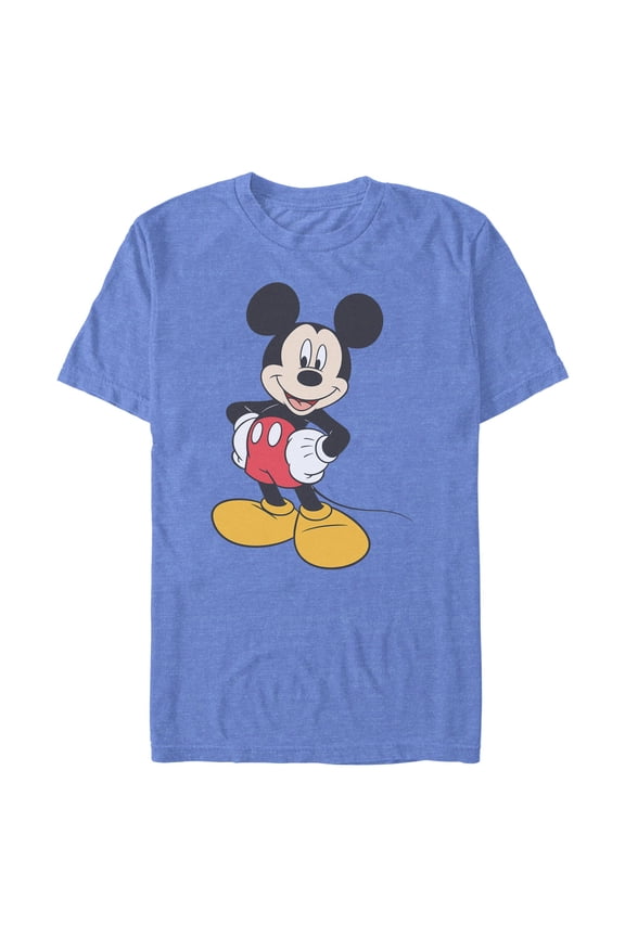 Disney Men's Classic Mickey Mouse Full Size Graphic Short Sleeve T-Shirt
