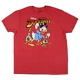 thumbnail image 1 of Disney Men's Duck Tales Scrooge McDuck Money Bags Red Heather T-Shirt, 1 of 3