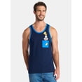 thumbnail image 1 of Disney Men's Goofy Blue Tank Top, Sizes S-2XL, 1 of 4