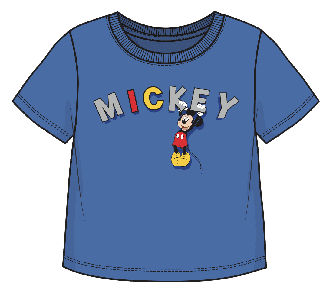 Disney Men's Mickey Hanging Royal T-Shirt, Sizes 2T-4T