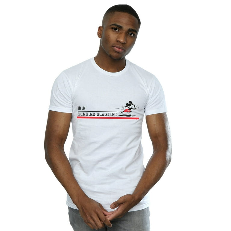 Disney Men s Mickey Mouse Running Champion T Shirt Walmart