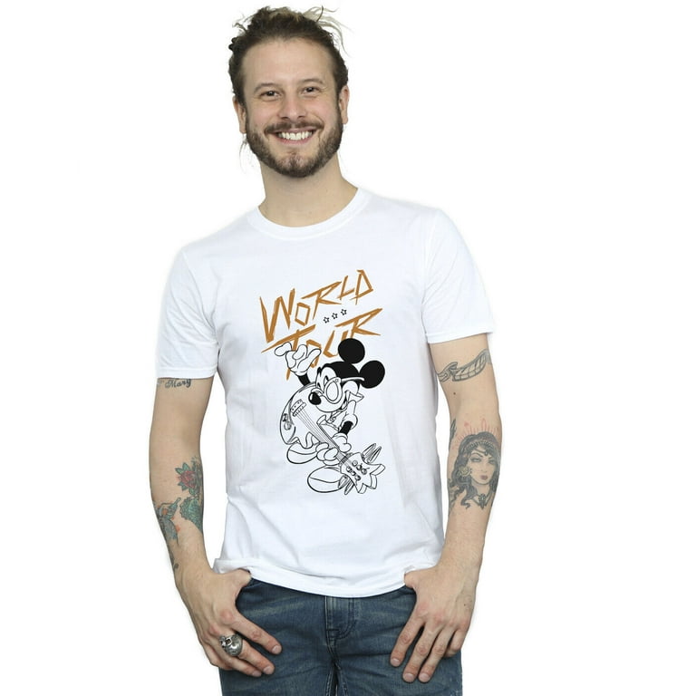 Disney Men s Mickey Mouse World Tour Line T Shirt