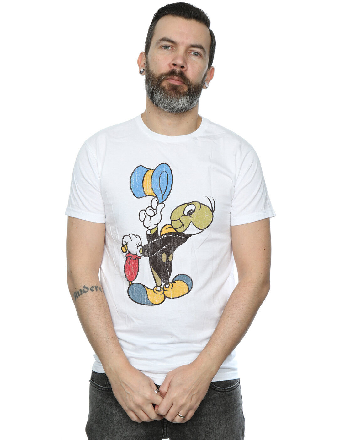 Disney Men's Pinocchio Jiminy Cricket TShirt