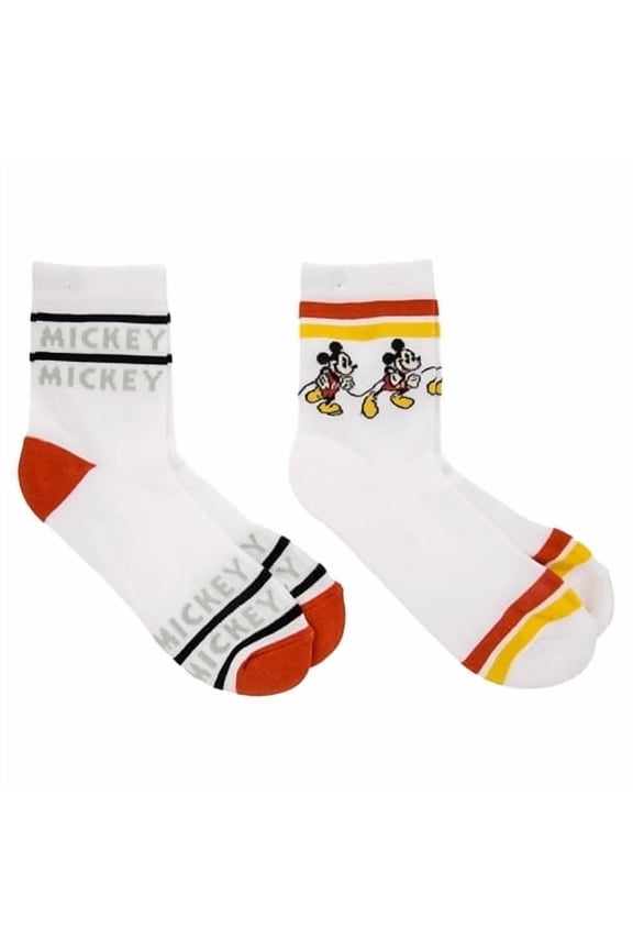 Men's Socks - Timeless Mickey Red White Yellow