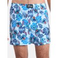 thumbnail image 1 of Disney Men's Stitch Hibiscus Boxer Shorts, Sizes S-2XL, 1 of 3