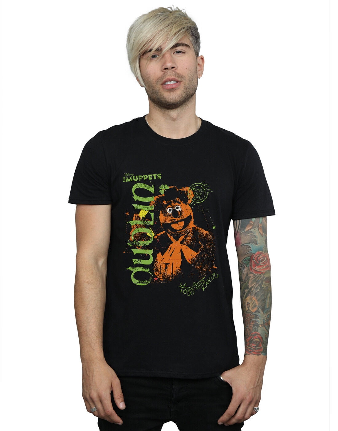 Disney Men's The Muppets Fozzie Bear In Dublin TShirt