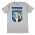 thumbnail image 1 of Disney Men's Toy Story 4 Buzz Lightyear To Infinity and Beyond Distressed Adult Graphic Print Short Sleeve T-Shirt, 1 of 5
