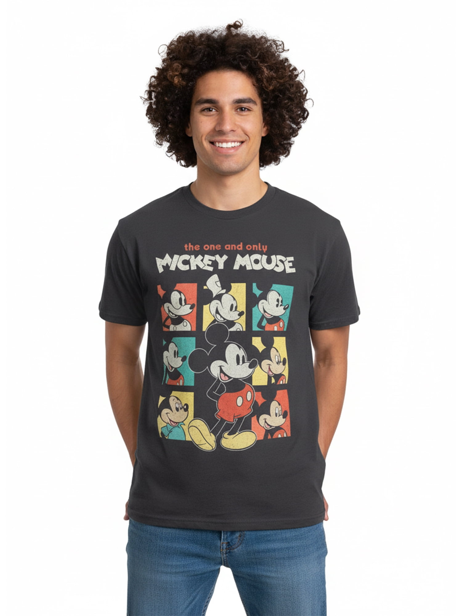 Disney Men's and Big Men's Live on Tour Graphic Tee with Short Sleeves, Sizes S-3XL