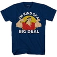 thumbnail image 1 of Disney Mens Beauty and The Beast Gaston Big Deal Disneyland World Tee Funny Humor Pun Adult Graphic T-Shirt Apparel, 1 of 1