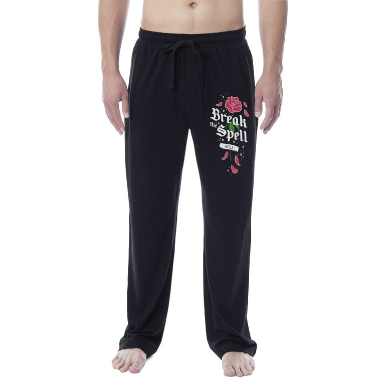 Disney Mens Beauty and the Beast Break The Spell Belle Sleep Pajama Pants 2XL