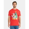 thumbnail image 1 of Christmas Mickey Mouse Men’s and Big Men's Graphic Tee, Sizes S-3XL, 1 of 5