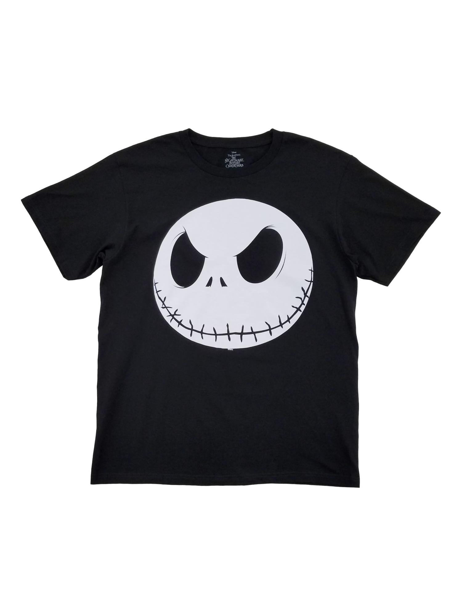 Disney Mens Black The Nightmare Before Christmas Jack Skellington