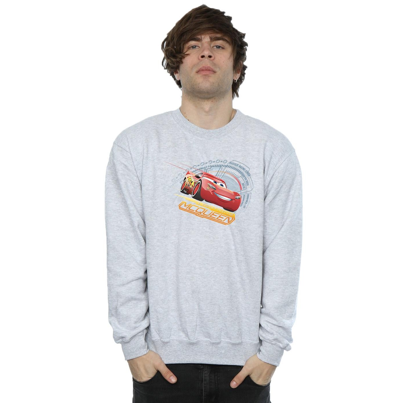 Disney Mens Cars Lightning McQueen Sweatshirt