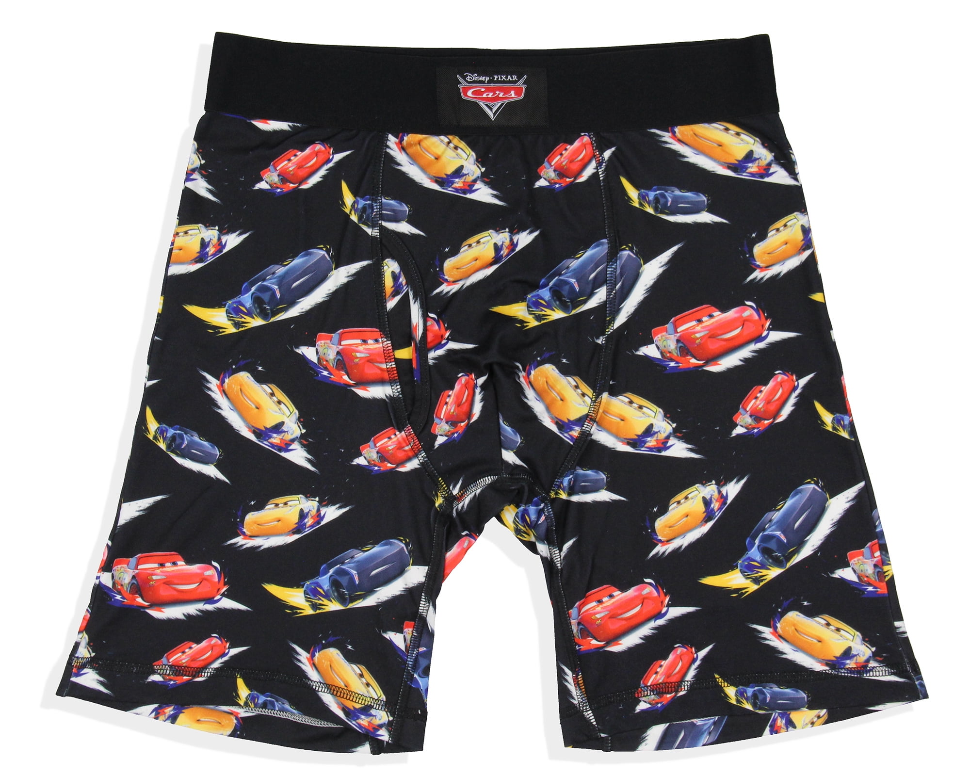 Disney Mens' Cars Lightning McQueen TagFree Boxers Underwear Boxer