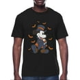 Disney, Mens Graphic Print Short Sleeve Tee, Vampire Mickey Mouse