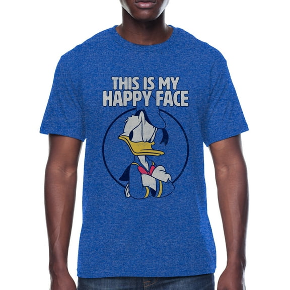 Disney, Mens Graphic Tee, Donald Happy Face, Sizes S-3XL