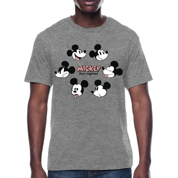 Disney, Mens Graphic Tee, Mickey's Faces, Sizes S-3XL