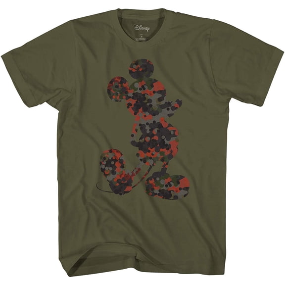 Disney Mens Mickey Mouse Shirt - Classic Mickey Mouse Tee Shirt - Mickey Graphic T-Shirt