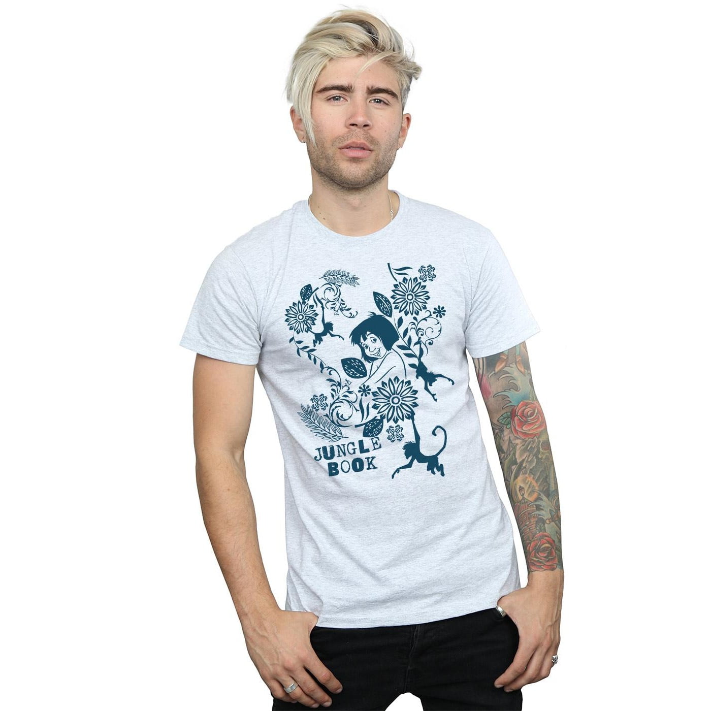 Disney Mens The Jugle Book Mowgli Tale T-Shirt - Walmart.com