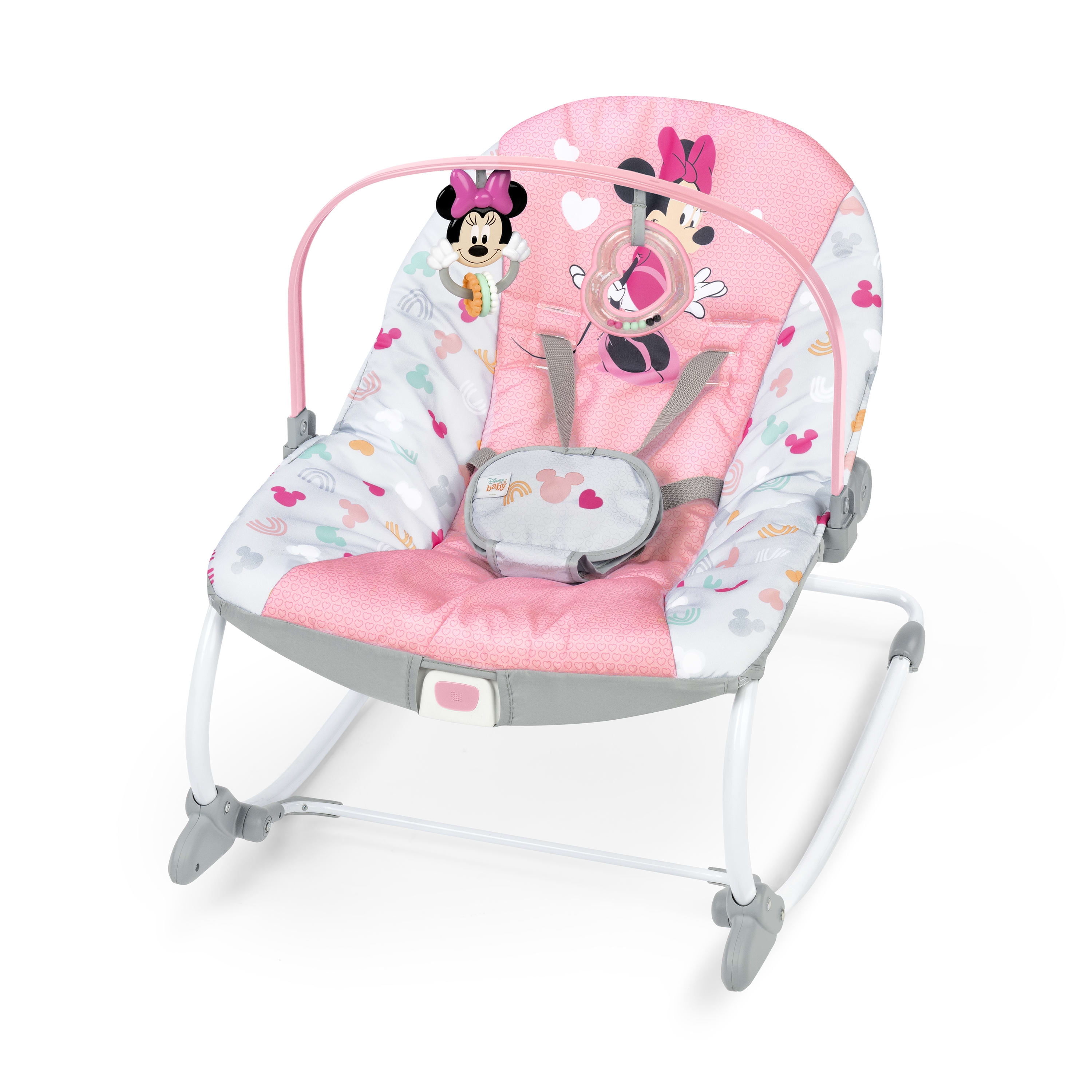 Bright Starts Disney Baby - Hamaca mecedora Minnie Mouse Forever