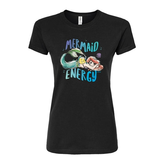 Disney - Mermaid Energy - Juniors Fitted Graphic T-Shirt
