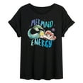 thumbnail image 1 of Disney - Mermaid Energy  - Juniors Ideal Flowy Muscle T-Shirt, 1 of 4