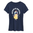 thumbnail image 1 of Disney - Merry And Bright Snow White - Women's Short Sleeve Graphic T-Shirt, 1 of 5