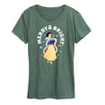 thumbnail image 1 of Disney - Merry And Bright Snow White - Women's Short Sleeve Graphic T-Shirt, 1 of 5