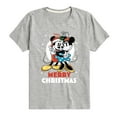 thumbnail image 1 of Disney - Merry Christmas Mickey And Minnie - Toddler Short Sleeve Graphic T-Shirt, 1 of 4