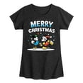 thumbnail image 1 of Disney - Merry Christmas - Toddler & Youth Girls Short Sleeve Graphic T-Shirt, 1 of 5