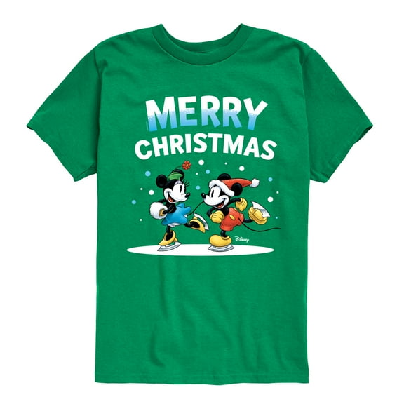 Disney - Merry Christmas - Toddler & Youth Short Sleeve Graphic T-Shirt