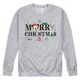thumbnail image 1 of Disney - Merry Christmas With Icons - Men's Crew Fleece Sweatshirt Sweatshirt, 1 of 5