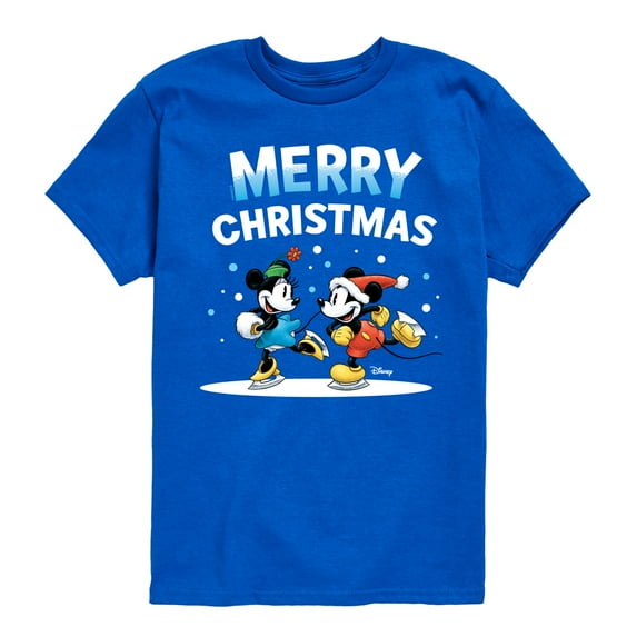 Disney - Merry Christmas - Youth Short Sleeve Graphic T-Shirt
