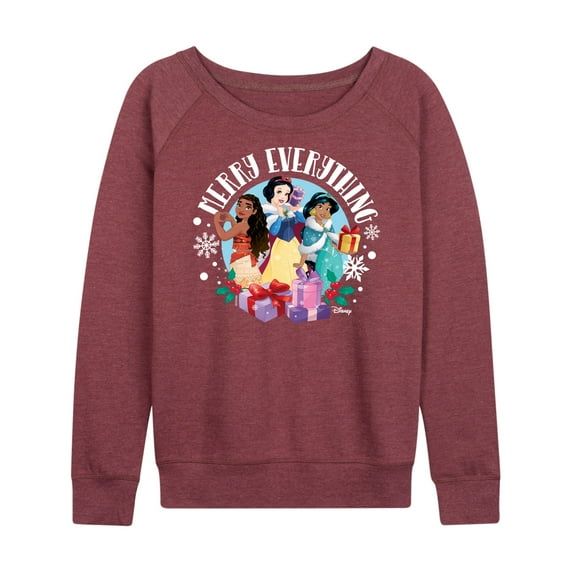 Disney - Merry Everything - Women's Lightweight French Terry Long Sleeve Shirt