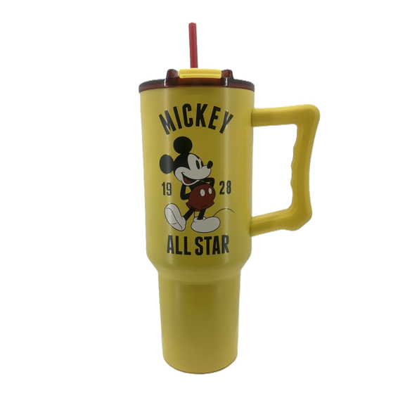 Disney Mickey 40oz Double Wall Straw Tumbler