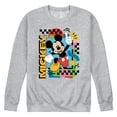thumbnail image 1 of Disney - Mickey 90s Nostalgia - Men's Crew Neck Fleece Pullover, 1 of 4