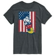 thumbnail image 1 of Disney - Mickey American Flag - Men's Short Sleeve Graphic T-Shirt, 1 of 5