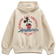 thumbnail image 1 of Disney - Mickey American Original - Women's Oversized Fleece Hoodie Sweatshirt, 1 of 4