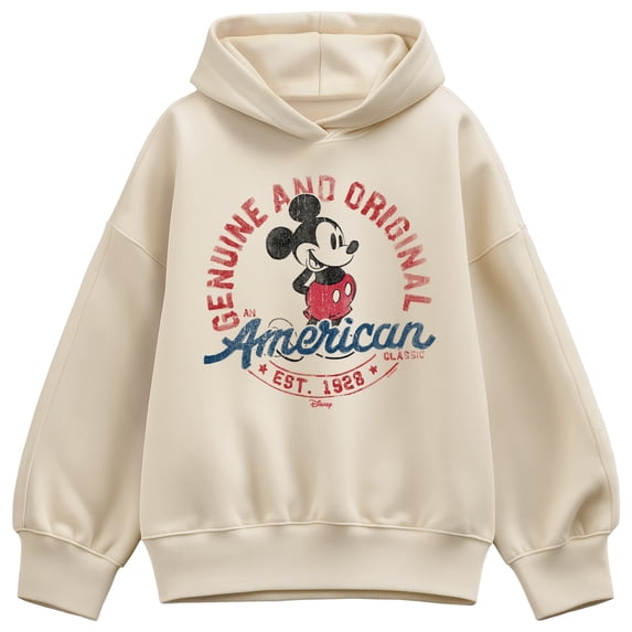 Disney - Mickey American Original - Women's Oversized Fleece Hoodie Sweatshirt