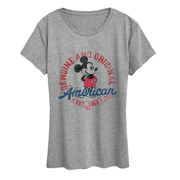 Disney - Mickey American Original - Women's Short Sleeve Graphic T-Shirt