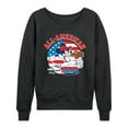 thumbnail image 1 of Disney - Mickey Americana Baseball - Women's Lightweight French Terry Long Sleeve Shirt, 1 of 5