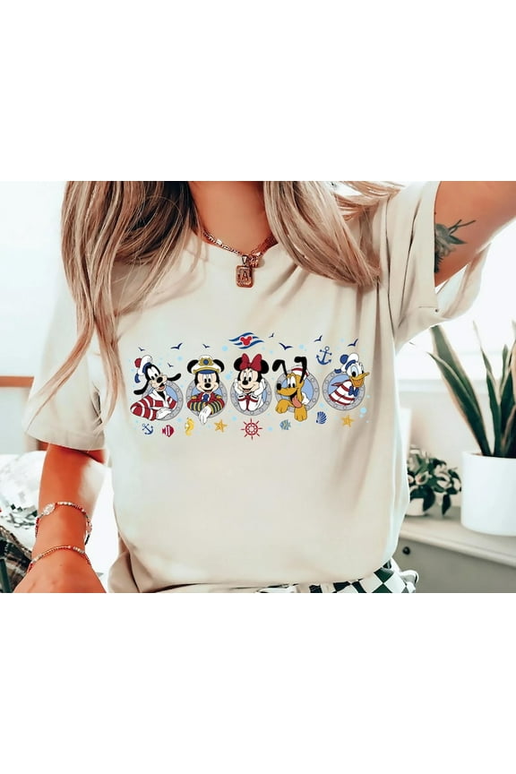 Mickey And Co Cruise Shirt Mickey And Minnie Cruising T-shirt Disney Vacation, Disney Cruise, Family Matching