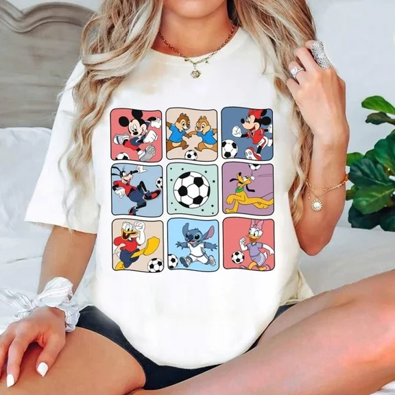 Disney Mickey And FriendMickey And Friends Soccer Chip And Dale Soccer T-Shirt