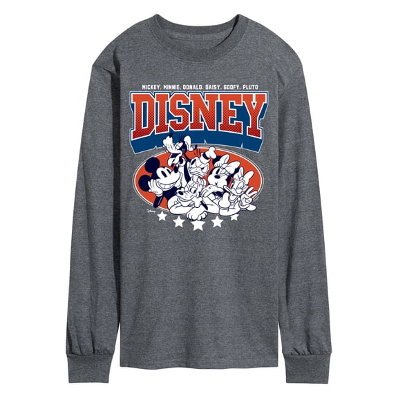 Disney - Mickey And Friends Americana - Men's Long Sleeve Graphic T-Shirt