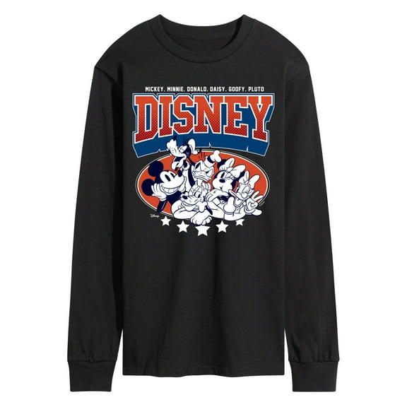 Disney - Mickey And Friends Americana - Men's Long Sleeve Graphic T-Shirt