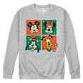 thumbnail image 1 of Disney - Mickey And Friends Christmas Grid - Men's Crew Fleece Sweatshirt Sweatshirt, 1 of 5