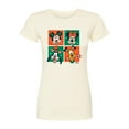 thumbnail image 1 of Disney - Mickey And Friends Christmas - Juniors Fitted Graphic T-Shirt, 1 of 5