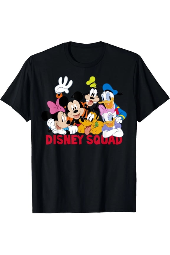 Disney Mickey And Friends Disney Squad Family Vacation Matching T-shirt