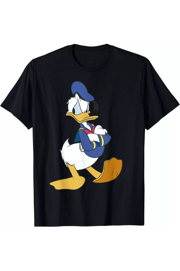 Disney Mickey And Friends Donald Duck Portrait Grumpy Expression T-shirt