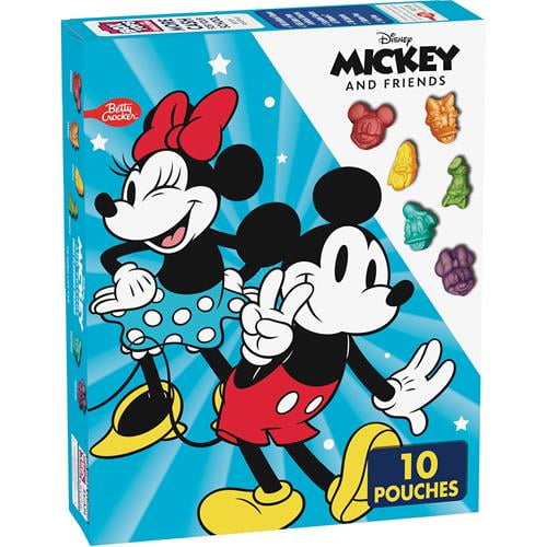 Disney Mickey And Friends Fruit Flavored Snacks, Treat Pouches, Gluten Free Snack, 10 Ct, 8 Oz - Pack of 2